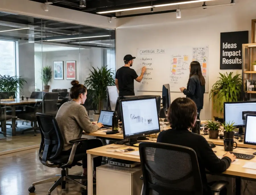 Modern agency office